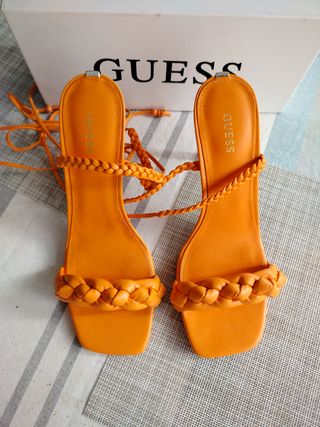 Sandalias Guess Naranja Talla 38