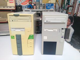 PC Retro 90s Beige/Gris