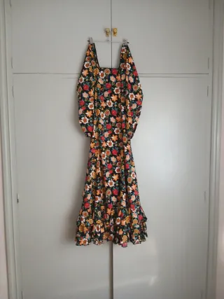 Traje de Flamenco Largo Estampado hecho a medida