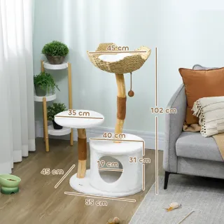 Albero per gatti torre da gioco per gatti tiragraf