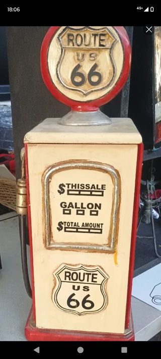 Porta oggetti vintage Route 66