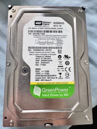 Disco Duro Hitachi 250GB y 500Gb HDD