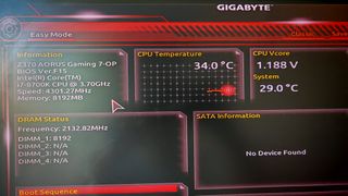 COMBO PLACA Gigabyte Z370 + PROCESADOR i7 8700k