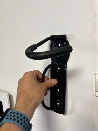 Soporte Pared Bicicleta Negro