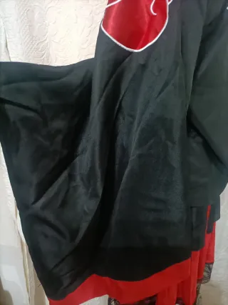 Disfraz Anime Kimono Lolita Negro/Rojo 
