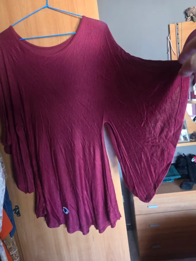 Blusa manga ancha talla única