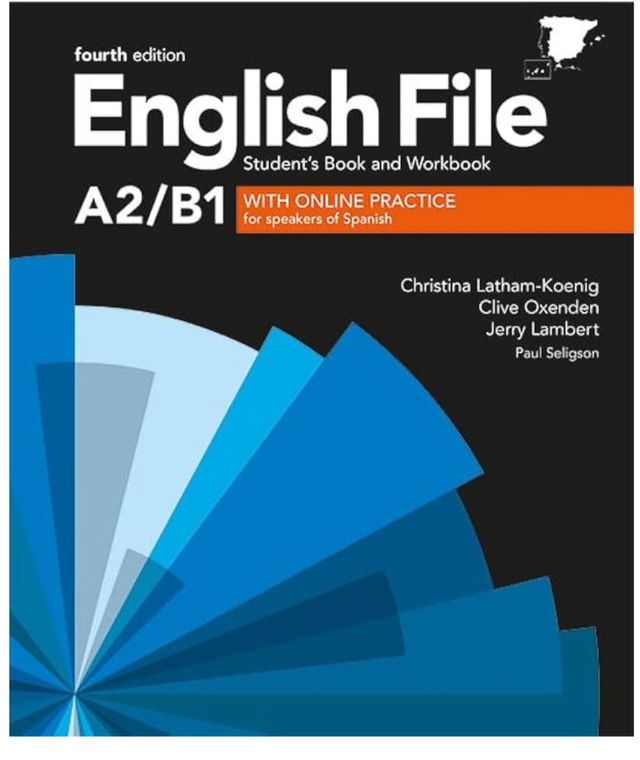 Libro English File 4th edition A2/B1.
