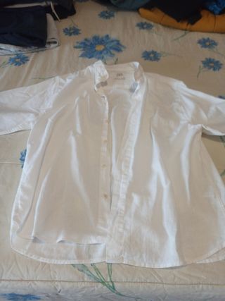 Camisa ZARA niño blanca