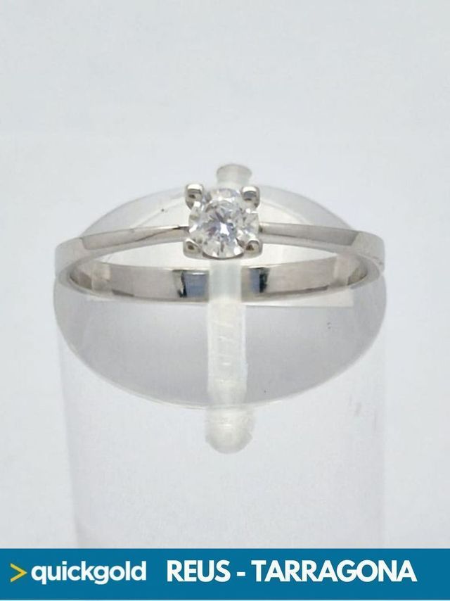   1.72GR ANILLO ORO BLANCO 18K 040-01-0118  T13