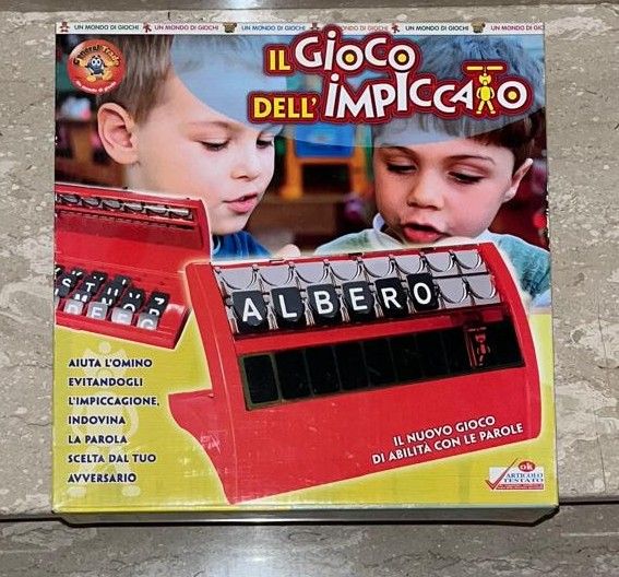 Gioco da tavolo Il gioco dell'impiccato