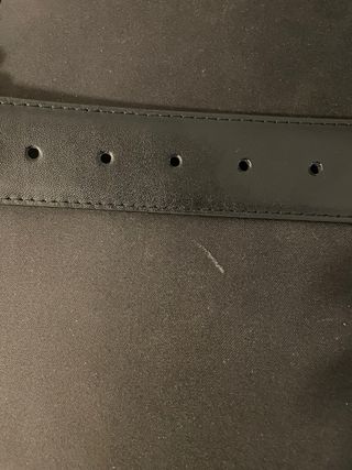 Cintura Gucci GG Nera Argento