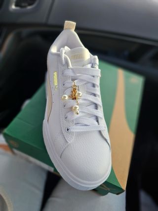 Zapatillas Puma Mayze Coquette Jr doradaso