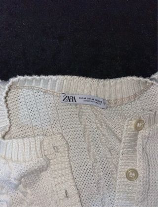 Camiseta Zara Algodón Blanca Manga Corta
