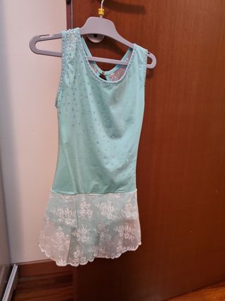 2 Body pattinaggio artistico con strass