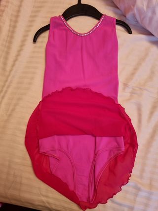 2 Body pattinaggio artistico con strass