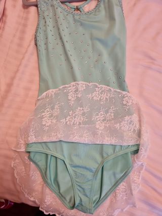 2 Body pattinaggio artistico con strass