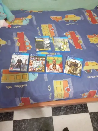 Lote 6 Juegos PS4 (Assassin's, Far Cry, FIFA, Rain