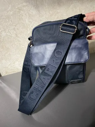 Borsello uomo Charro blu nuovo 