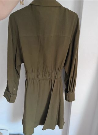 Vestido Zara verde corto