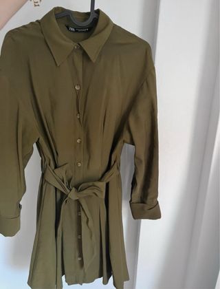 Vestido Zara verde corto