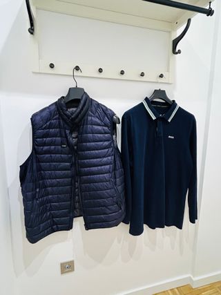 Chaleco y Polo BOSS Azul
