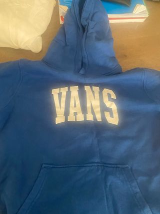 Sudadera VANS niño azul