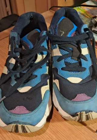 Zapatillas Adidas Azul y Morado