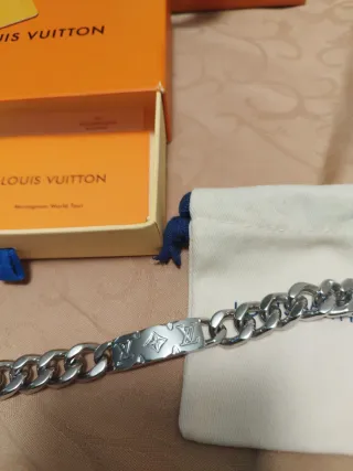 Pulsera Louis Vuitton plateada