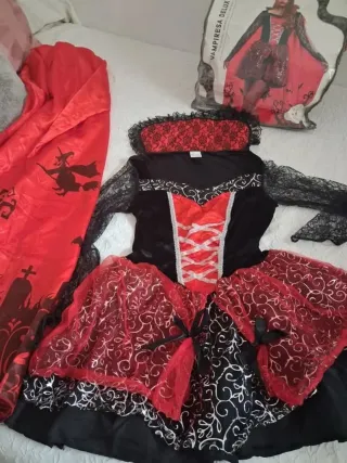 Disfraz Vampiresa Halloween Talla S