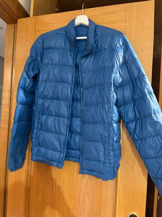 Chaqueta acolchada azul hombre