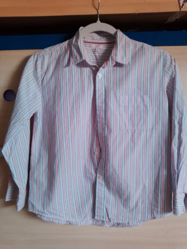 Camisa niño manga larga rayas Gocco