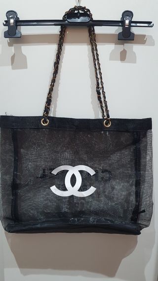Borsa Chanel Nera Trasparente