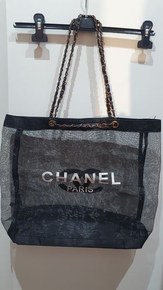 Borsa Chanel Nera Trasparente