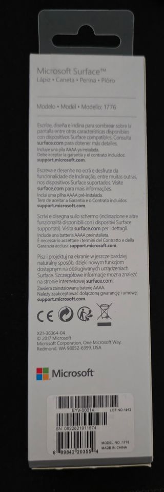 Microsoft Surface Pen 1776 precintado