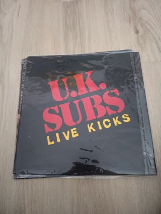 UK SUBS LIVE KICKS Punk Rock Vinilo