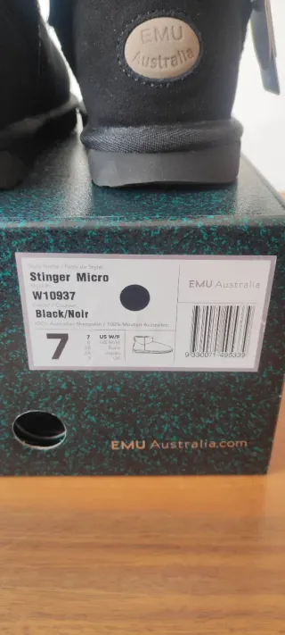 EMU Australia Stinger Micro Nero 38