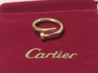 Anillo Cartier Oro Diamantes