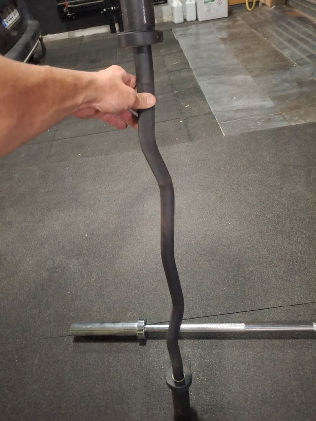 Barras olímpicas de gimnasio