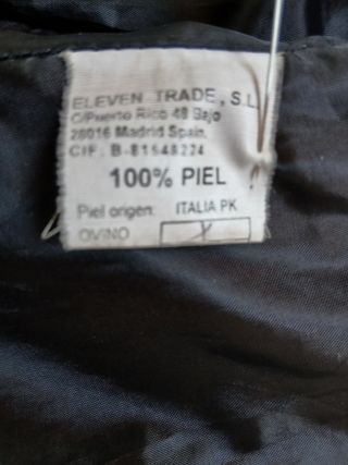 Chaqueta de piel Talla 40
