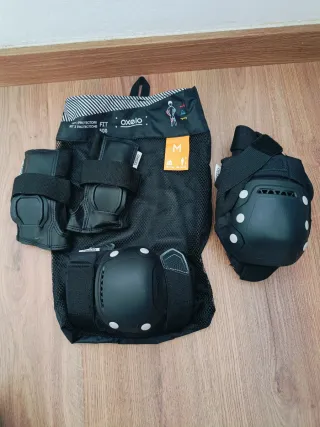 Set Protecciones Skate Oxelo Talla M