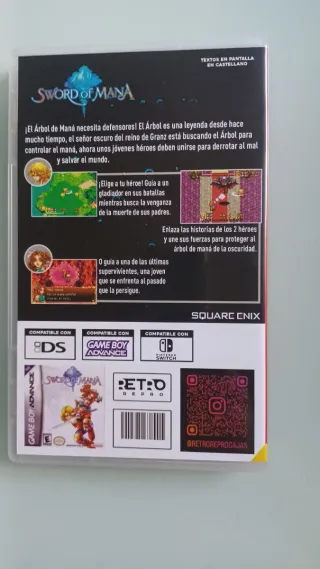 Caja Sword of Mana Gameboy Advance