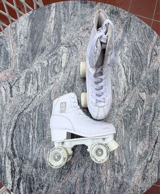 Patines blancos 4 ruedas