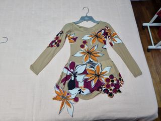 Body gara pattinaggio artistico floreale