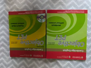 Libros y apuntes título B1 inglés (Objective PET)