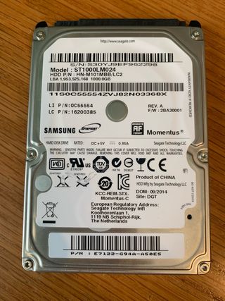 Disco Duro Samsung 1TB ST1000LM024