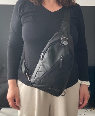 Bolso bandolera Arctic Hunter negro Unisex