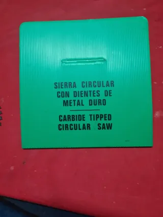Sierra Circular Carburo Metal Duro