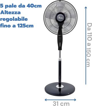 Ventilador de Pie Ardes 40cm
