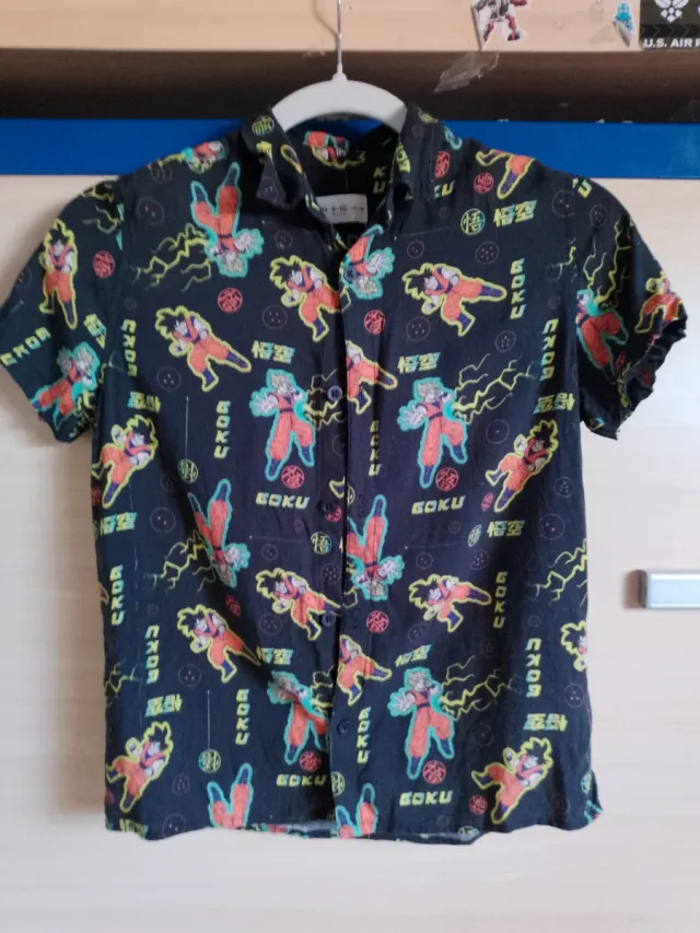 Camisa Goku niño talla 9/10 años