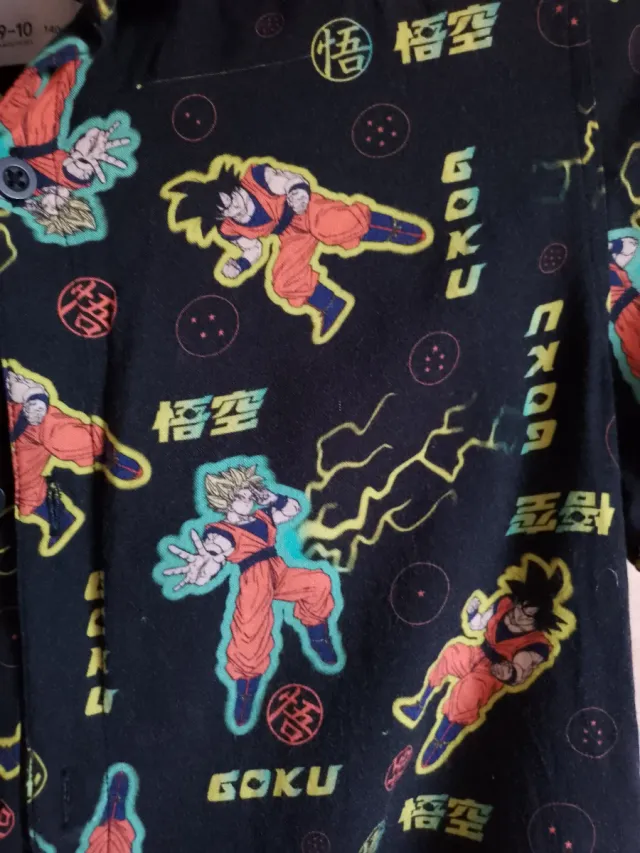 Camisa Goku niño talla 9/10 años